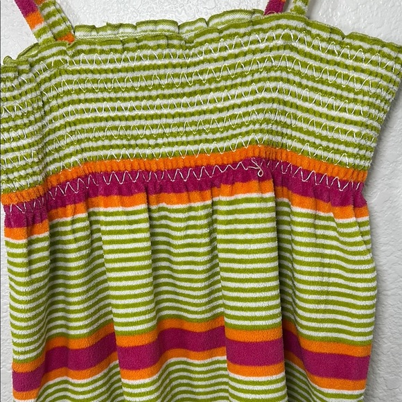 Colorful Striped Swimsuit Coverup Medium - Picture 2 of 3